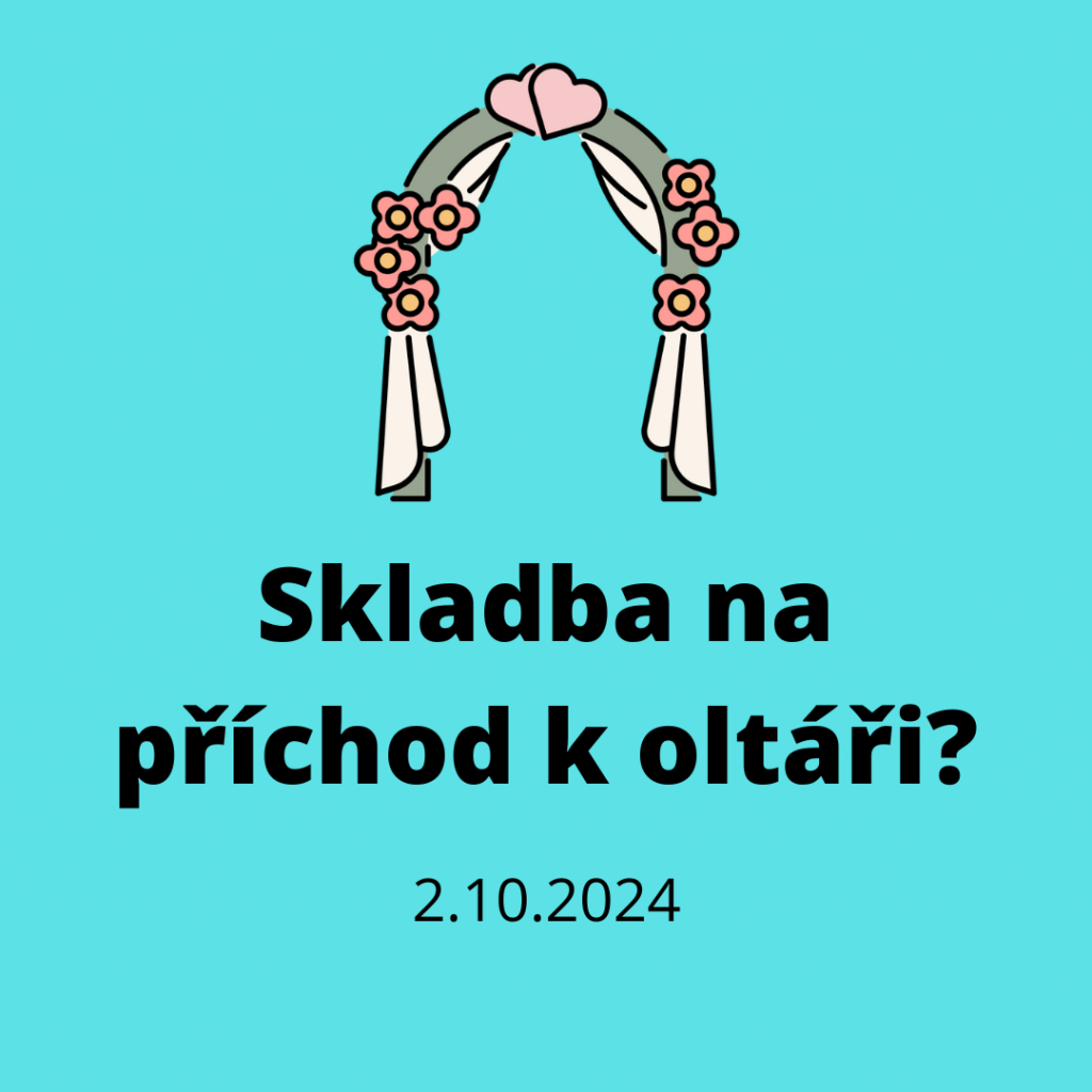 Skladby na příchod k oltáři pro nevěstu a ženicha, svatba