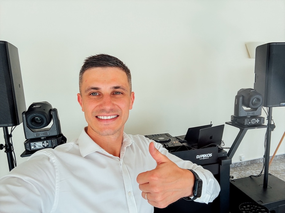 DJ Pekos - profesionální svatební DJ s pozitivní energií